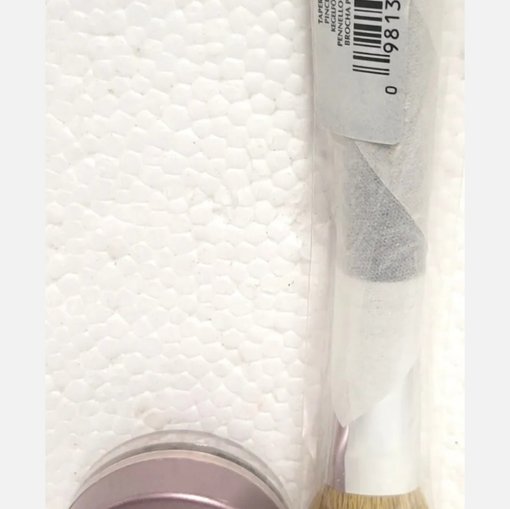 NEW Bare Minerals Tapered Blush Brush &  Loose Powder Blush in COURAGE